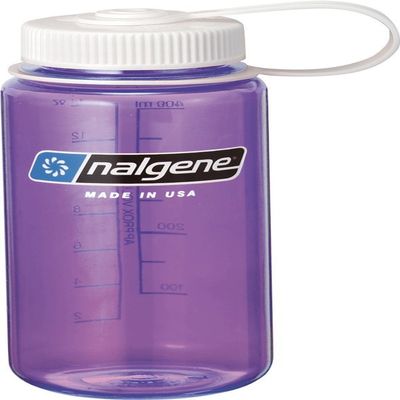 Nalgene Wide Mouth Water Bottle 0.5 L, Purple, 682009-0573