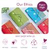 Fair Trade Sari Mini Diary, 80 x 105 mm, Pink view 4
