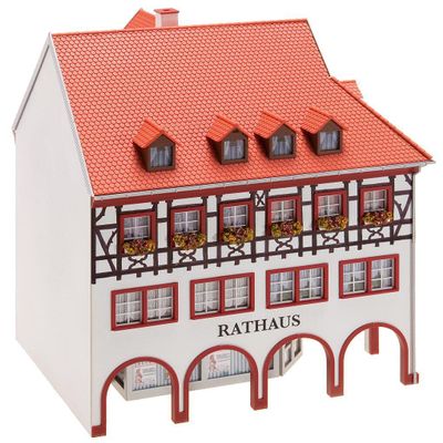 FALLER FA130491 - Town Hall, Red/Getaway, Solid Color