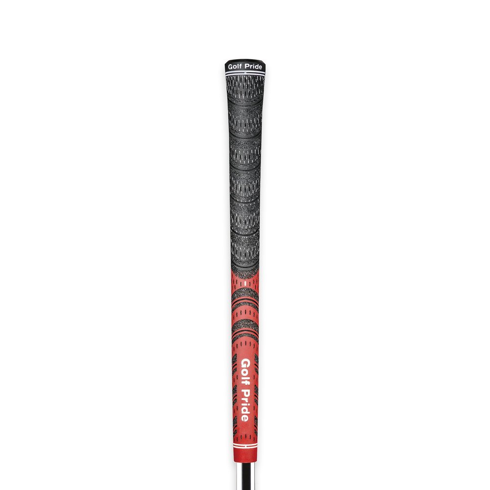 Golf Pride Men's Multi-Compound Cord Grips, Black/Red, M, RE34-001