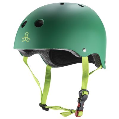 Triple 8 Brainsaver Dual-Certified Helmet, Green, L/XL, 1351000025