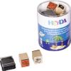 HEYDA Pirate & Astronaut Wooden Stamp Set, Round Tin view 1