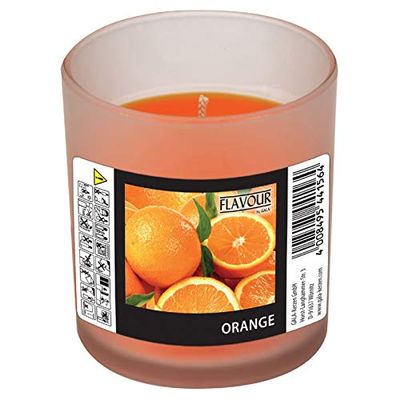 Orange Scented Candle in Glass