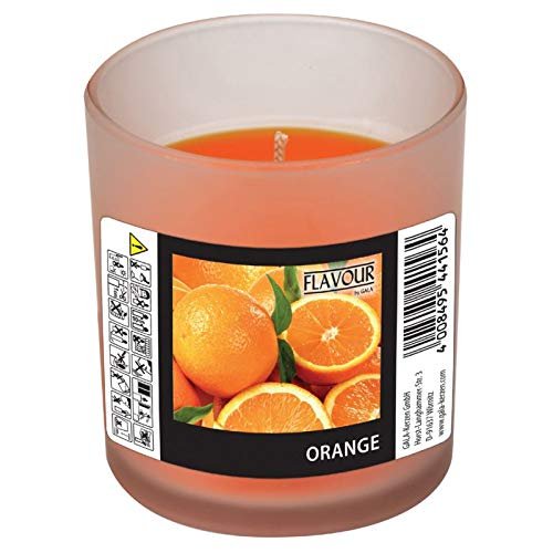 Orange Scented Candle in Glass