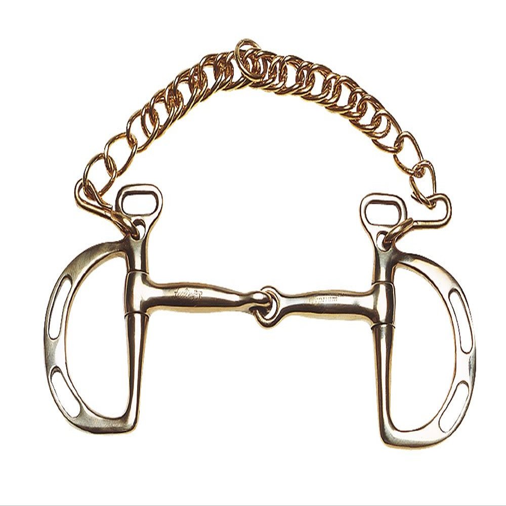 Feeling Unisex Cyrium Jointed Kimberwick Bit, Multicolor, 125 mm