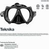 Aqua Lung TEKNIKA Adult Diving Mask, Tempered Glass, Impact-Resistant Frame view 4