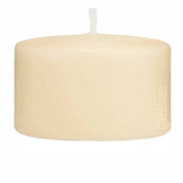Pillar Candle 80er FK 73 BISQUIT 07, H150mm, 80mm, approx. 69-hour burn time