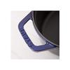 STAUB Cocotte Round Cast-Iron Dutch Oven, 24 cm, 3.8 L, Dark Blue view 2