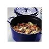 STAUB Cocotte Round Cast-Iron Dutch Oven, 24 cm, 3.8 L, Dark Blue view 3