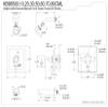 Kingston Brass KB86550CML Manhattan Tub and Shower Faucet, Oil-Rubbed Bronze view 2