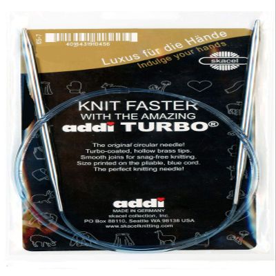 Addi Turbo Circular Knitting Needles, 15 mm x 100 cm (US Size 19)