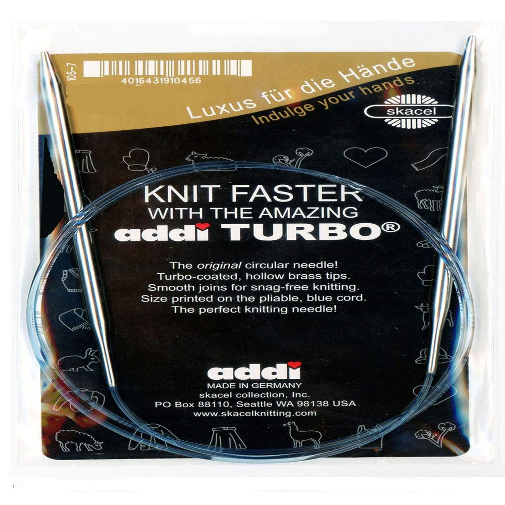 Addi Turbo Circular Knitting Needles, 15 mm x 100 cm (US Size 19)