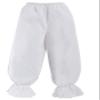 PartyXPeople Women's Witch Pants | Victorian Ruffle Bloomers | White 10327-38 view 1