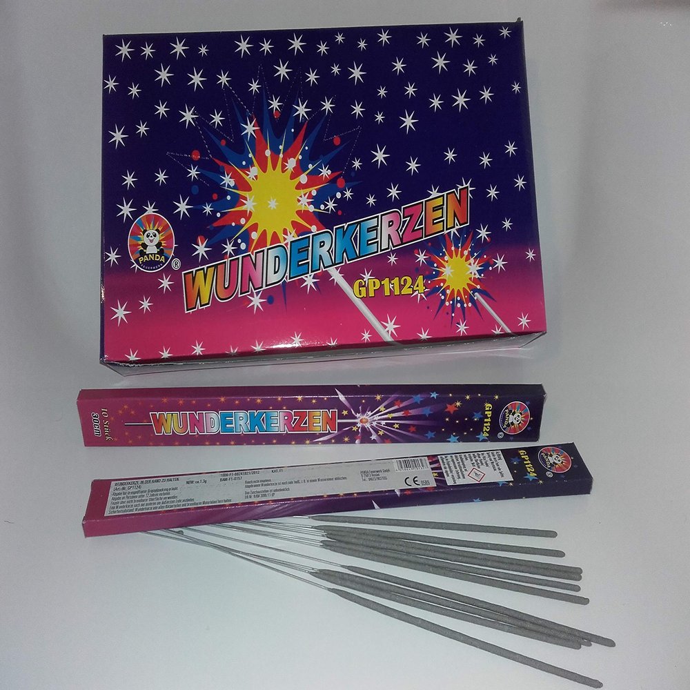 Weco Giant Sparklers, 30 cm, 10 Count, Burn Time Approx. 60 Sec.