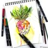 Tombow ABT-027 Dual Brush Pen, Dark Ochre view 4