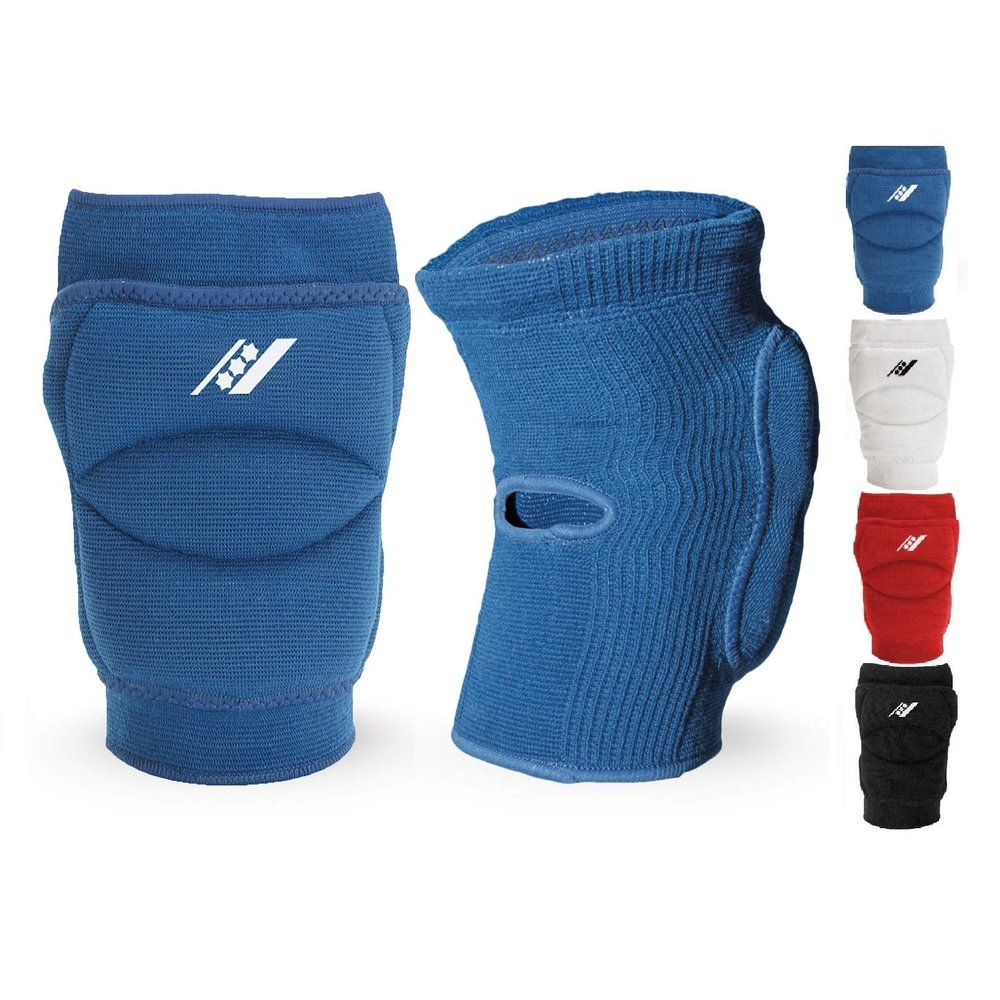 Rucanor Smash Knee Pads, 2-Pack, Sports Knee Protection with Side-Impact System, Polyester, Unisex, XL, Blue