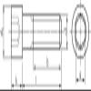 DIN 912 Socket Head Cap Screw, M5 x 25, Zinc-Plated Steel 8.8 view 2