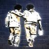 1art1 Graffiti Friends Canvas Print on Stretcher Frame, 40 x 30 cm view 2