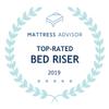 Whitmor Bed Risers, Black (Set of 4) view 2