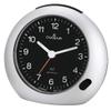 DUGENA Quartz Alarm Clock 4460384, Black, Silent, with Alarm Hand, Snooze, Dial Illumination and Crescendo Alarm view 2