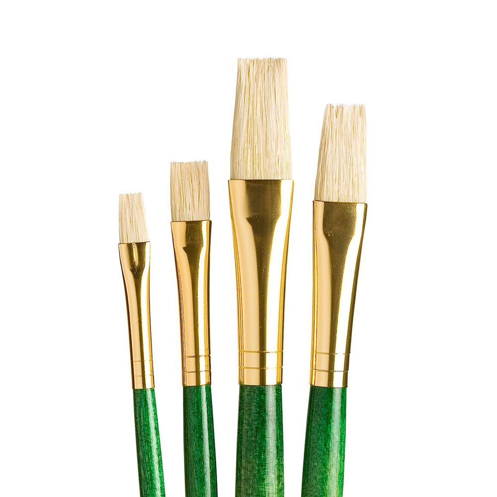 Natural Bristle Real Value Brush Set, 4-Piece