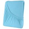 CelinaTex High-Line Kids Fitted Sheet, 60 x 120–70 x 140 cm, Light Blue, Mako Cotton Jersey, 180 g/m² view 2