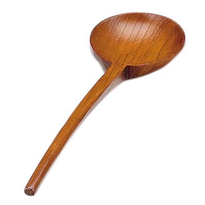Wooden New-Style Gleitlack Ladle, 80 x 270 mm (08360) (Japan Import)