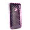XQ-Diamonds Hard Case Silicone Cover Purple for iPhone 3G/3GS view 1
