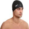 Speedo Unisex Pace Swim Cap | Comfortable Fit, Black, One Size view 2