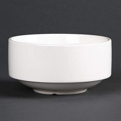 Olympia Lumina Unhandled Stacking Soup Bowl - 14 oz (Box of 6)