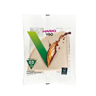 Hario VCF-01 100M Paper Filters, Natural, Size 03, 100 Count