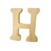 3D Wooden Letter "H", 8 cm Extra-Thick view 1