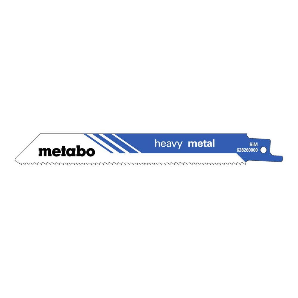 Metabo 5 BiM Reciprocating Saw Blades 150 x 1.25 / 1.8–2.6, 628260000