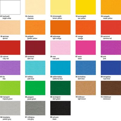 URSUS Construction Paper, 220 gsm, A4, 100 Sheets, Citron Yellow