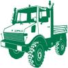Samunshi Off-Road Truck Wall Decal, 30 x 25 cm, Green view 1