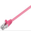 Goobay 94420 Cat 5e SF/UTP Patch Cable, Magenta, 7.5 m view 1