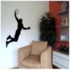 Samunshi Basketball Slam Dunk Wall Decal, 52 x 65 cm, Hazelnut Brown view 3