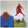 Samunshi Basketball Player Wall Decal, 50 x 55 cm, Hazel Brown view 2