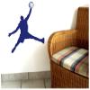 Samunshi Basketball Player Wall Decal, Design 767, 19 x 20 cm, Pink view 3