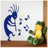 Samunshi Kokopelli Music Wall Decal 52 x 60 cm, White view 3