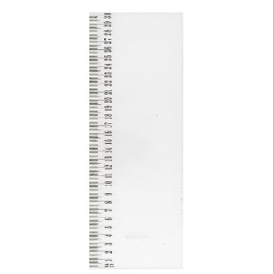 JPC 950345 Flat Ruler, 300 mm, Plastic