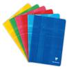 Clairefontaine 3791C Notebook, 17 x 22 cm, 16 Sheets, 90 gsm, French Ruling, Stitched, Assorted Colors, 1 Count view 1