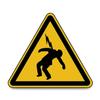 Betriebsausstattung24 Warning Sign: Flashover Voltage Hazard, Embossed Aluminum, 100 mm view 1