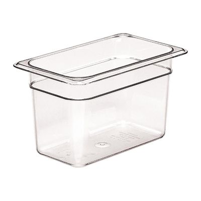 Cambro GN 1/4 Clear Polycarbonate Food Pan, 150 mm, 3.6 L