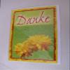 Thank-You Card with Flower Illustration and Envelope, White, 1 Piece view 1