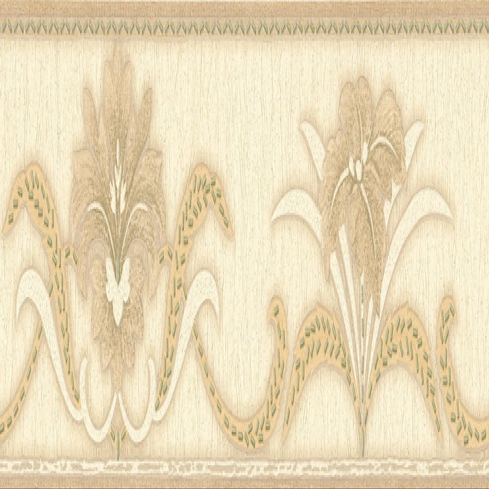 Satin Floral Border with Exclusive Flowers