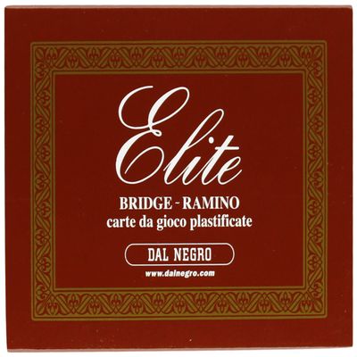 Dal Negro 30102 Bridge Elite Double Deck Playing Cards