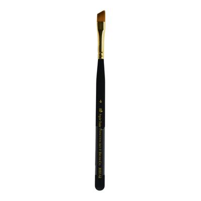 Princeton 3050 Mini Synthetic Angled Brush, Size 4