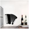 Samunshi Accordion Wall Decal 40 x 28 cm, Light Red view 2