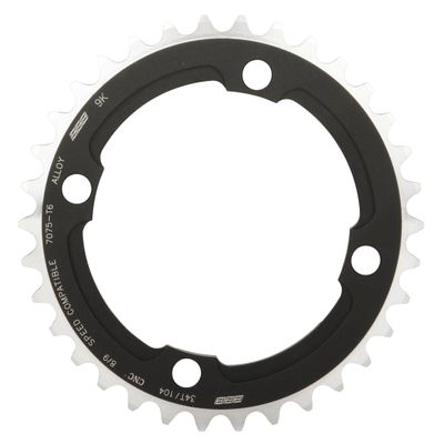 BBB RoundAbout 4 BCR-05 Chainring Guard, Black/Silver, 104 mm